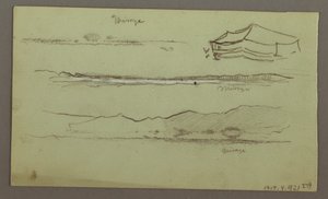 ロバとロバの数字の研究 作： Frederic Edwin Church